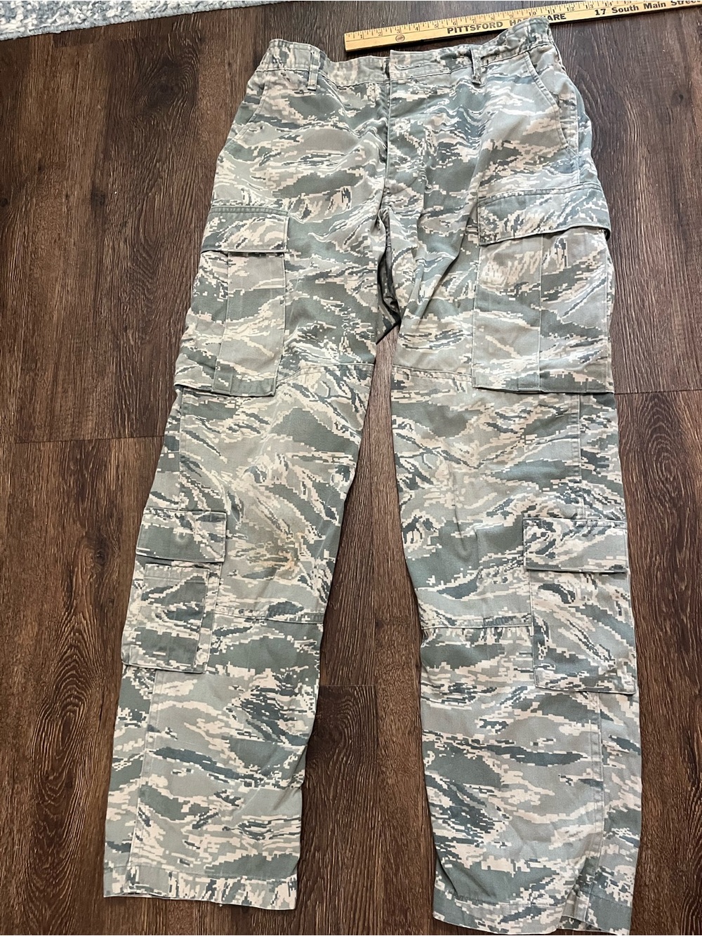 USAF Air Force ABU Tiger Stripe Digital Camo Cargo Pants Mens 32S